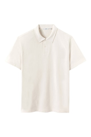 Polo en coton biologique - Blanc