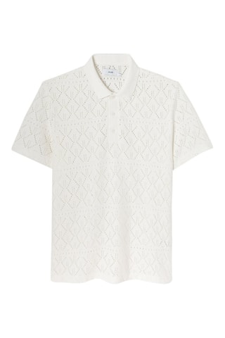 Polo regular - Blanc