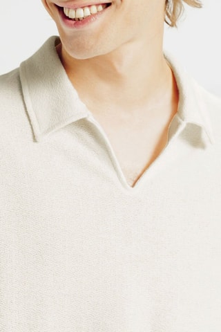Polo regular - Ecru