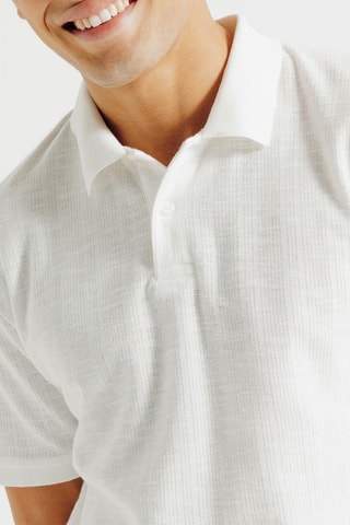 Polo regular - Ecru