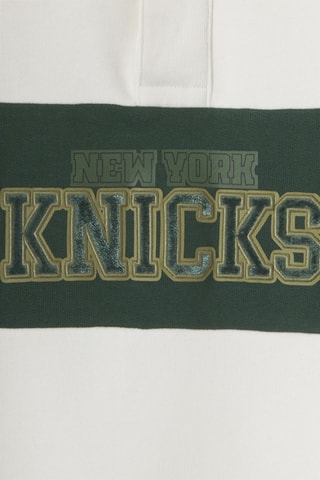 Polo regular New York Knicks NBA - Ecru