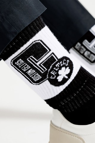 Chaussettes en coton biologique Boston Celtics NBA - Vert