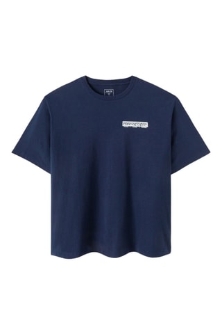 T-shirt relax - Bleu marine