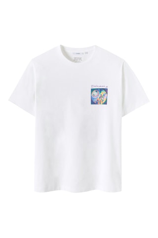T-shirt regular en coton biologique Robert Delaunay - Blanc