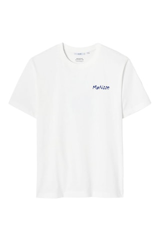 T-shirt regular en coton biologique Henri Matisse - Blanc