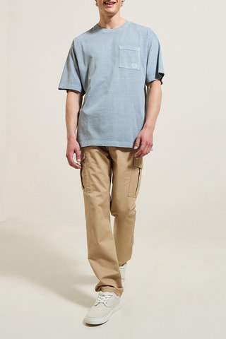 T-shirt relax - Gris clair