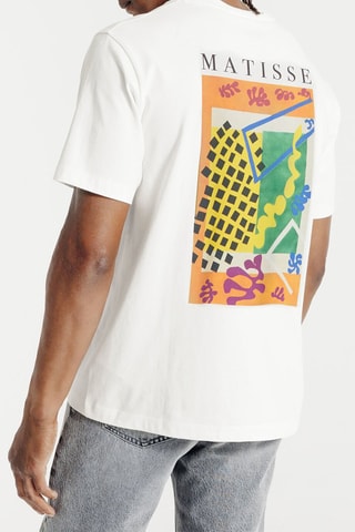 T-shirt regular en coton biologique Henri Matisse - Blanc