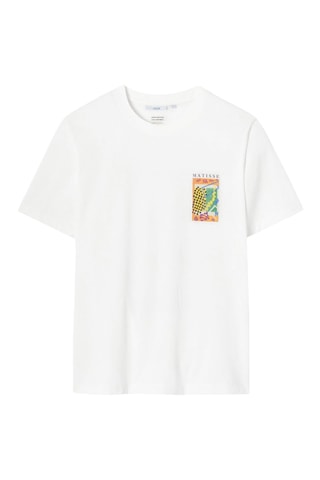 T-shirt regular en coton biologique Henri Matisse - Blanc