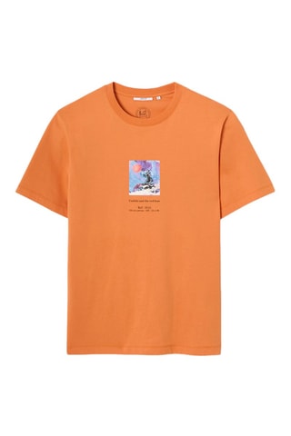 T-shirt regular en coton biologique Marcestel - Orange