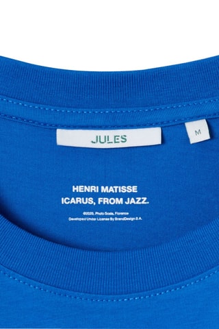 T-shirt regular Henri Matisse - Bleu cobalt