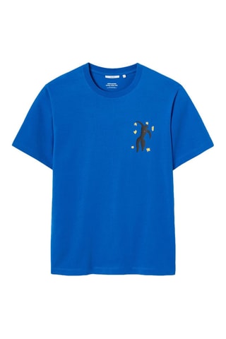 T-shirt regular Henri Matisse - Bleu cobalt