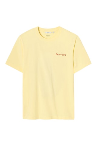 T-shirt regular en coton biologique Henri Matisse - Jaune