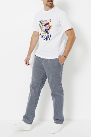 T-shirt regular en coton biologique Tour de France - Blanc