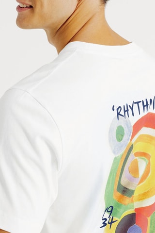 T-shirt regular en coton biologique Robert Delaunay - Ecru
