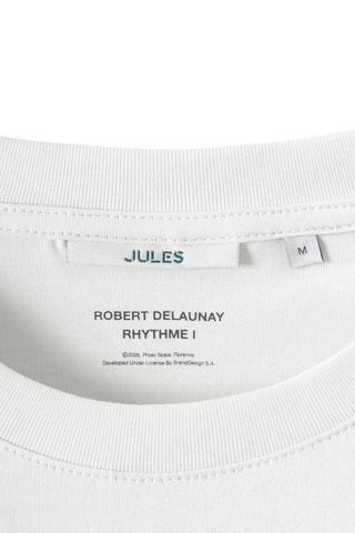T-shirt regular en coton biologique Robert Delaunay - Ecru