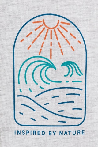 T-shirt slim - Gris clair