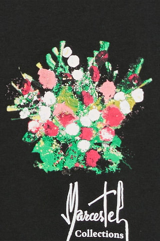 T-shirt regular en coton biologique Marcestel - Noir