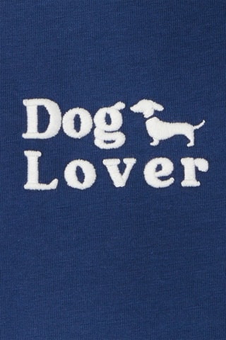 T-shirt regular en coton biologique - Bleu marine