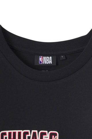 T-shirt regular en coton biologique Chicago Bulls NBA - Anthracite
