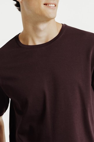 T-shirt regular - Bordeaux
