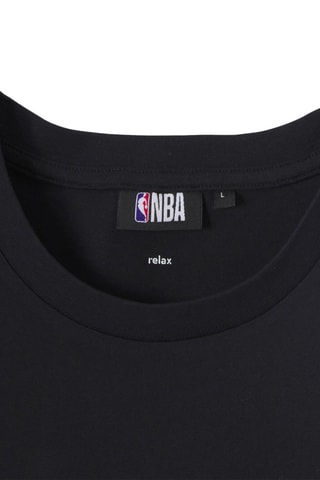T-shirt relaxed en coton biologique San Antonio Spurs NBA - Noir