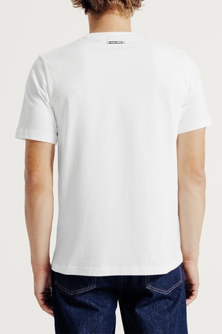 T-shirt regular en coton biologique Mickey Disney - Ecru