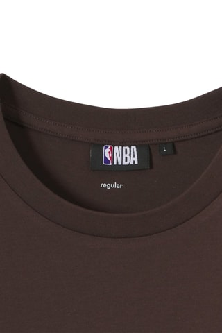 T-shirt regular en coton biologique Chicago Bulls NBA - Marron