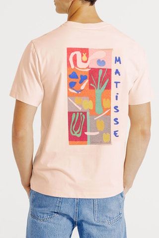 T-shirt regular en coton biologique Henri Matisse - Rose