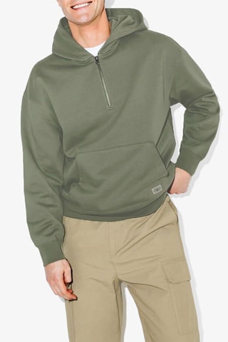 Sweat à capuche - Kaki