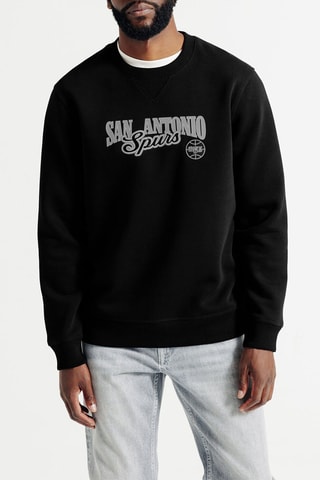Sweat en coton biologique San Antonio Spurs NBA - Gris