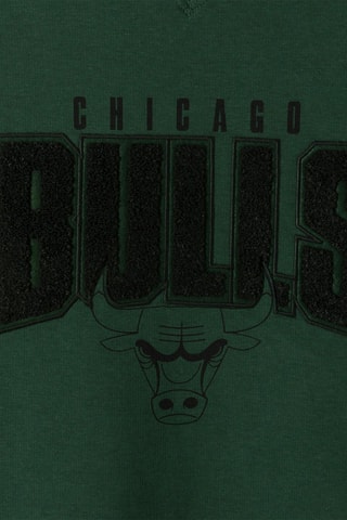 Sweat en coton biologique Chicago Bulls NBA - Vert foncé