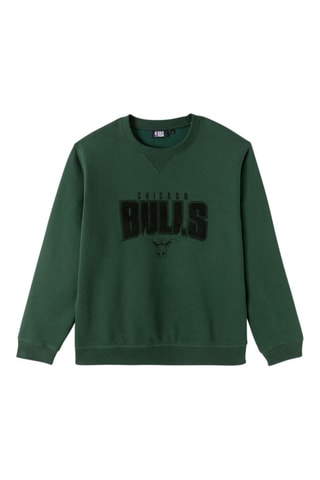 Sweat en coton biologique Chicago Bulls NBA - Vert foncé