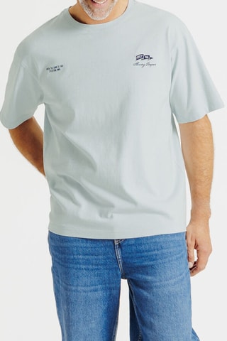 T-shirt relax - Ciel