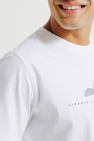 T-shirt regular en coton biologique - Tour de France - Blanc