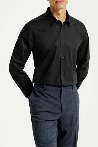Chemise regular - Noir