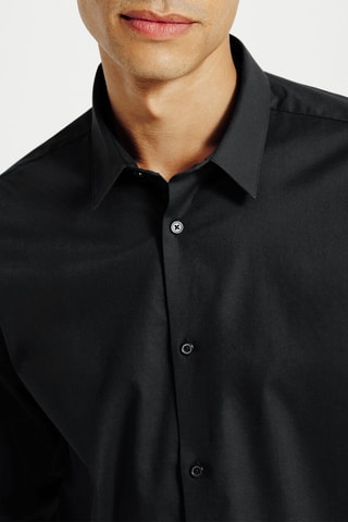 Chemise regular - Noir