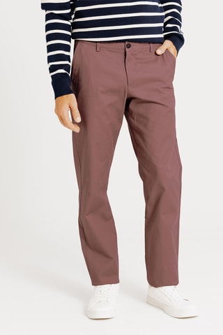 Chino droit - Marron - Longueur 34