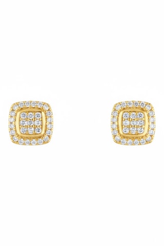 Puces - Or jaune et diamants naturels