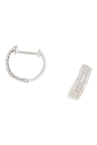 Créoles Clélia 
Or blanc et diamants naturels