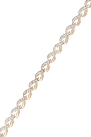 Bracelet diamants naturels - Or jaune et diamants naturels