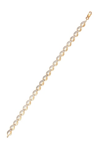 Bracelet diamants naturels - Or jaune et diamants naturels