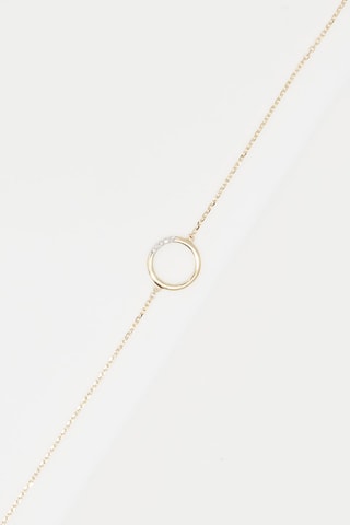 Bracelet Cercle - Or jaune et diamants naturels