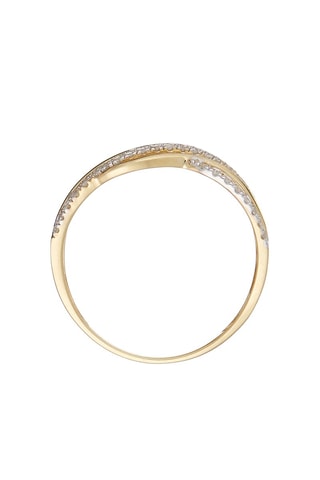 Bague Ara - Or jaune et diamants naturels