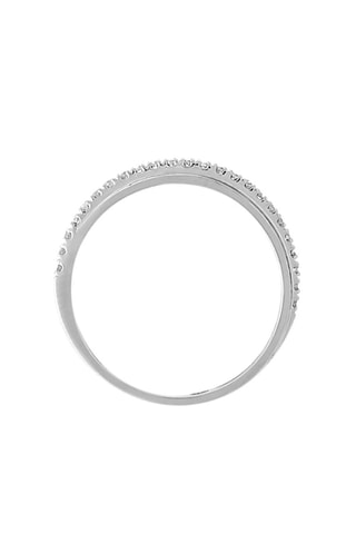Bague Alliance Divine - Or blanc et diamants naturels