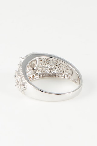 Bague Poema - 
Or blanc et diamants naturels