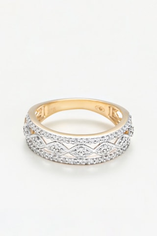 Bague Sumptuous - 
Or jaune et diamants naturels