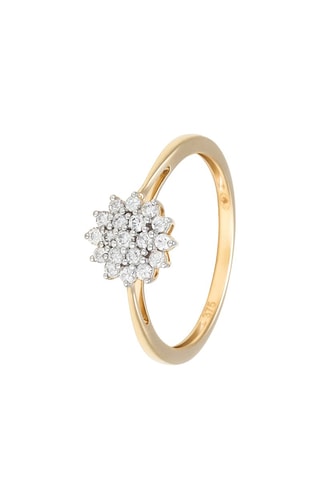 Bague Rabia - 
Or jaune et diamants naturels