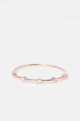 Bague Ensemble - Or rose et diamants naturels