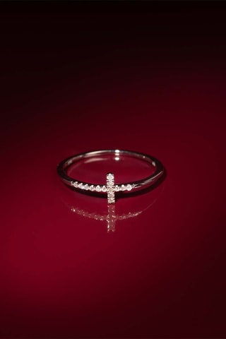 Bague Christiane - Or blanc et diamants naturels