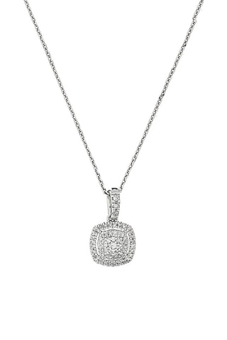 Pendentif The one - Or blanc et diamants naturels